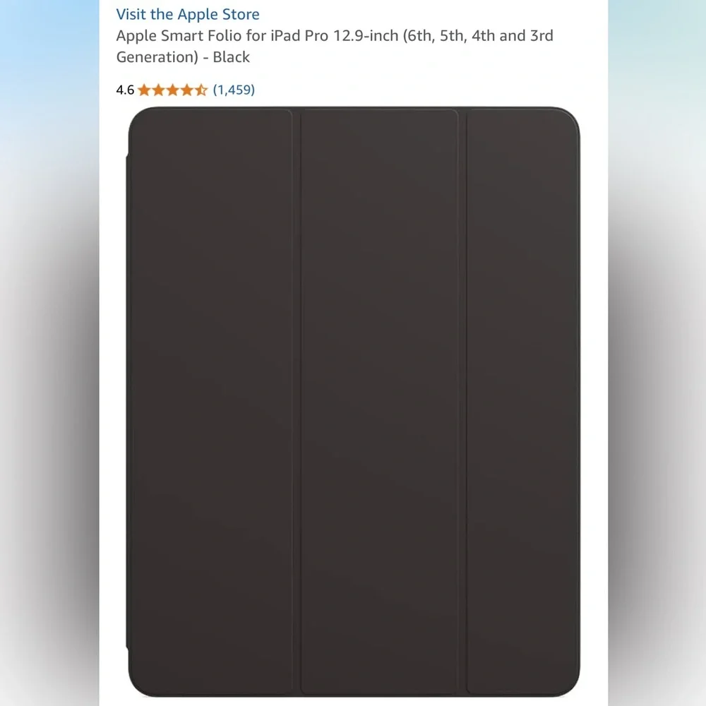 Apple Smart Folio for iPad Pro 12.9-inch - Black
